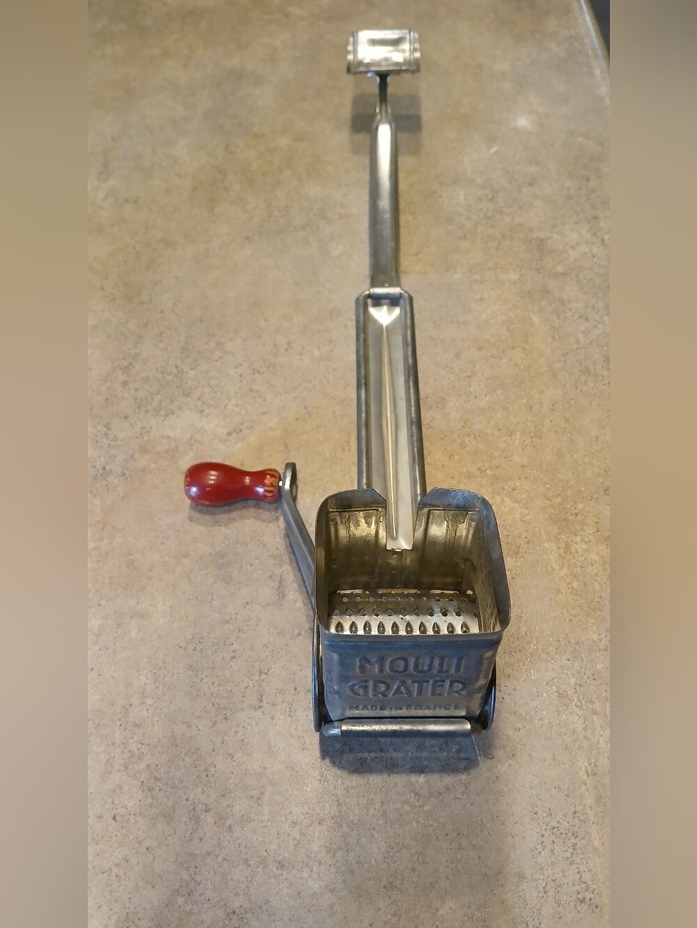 🚩Vintage Mouli Grater Classic Hand-Operated Kitchen Tool Manufactured in France - Picture 4 of 8